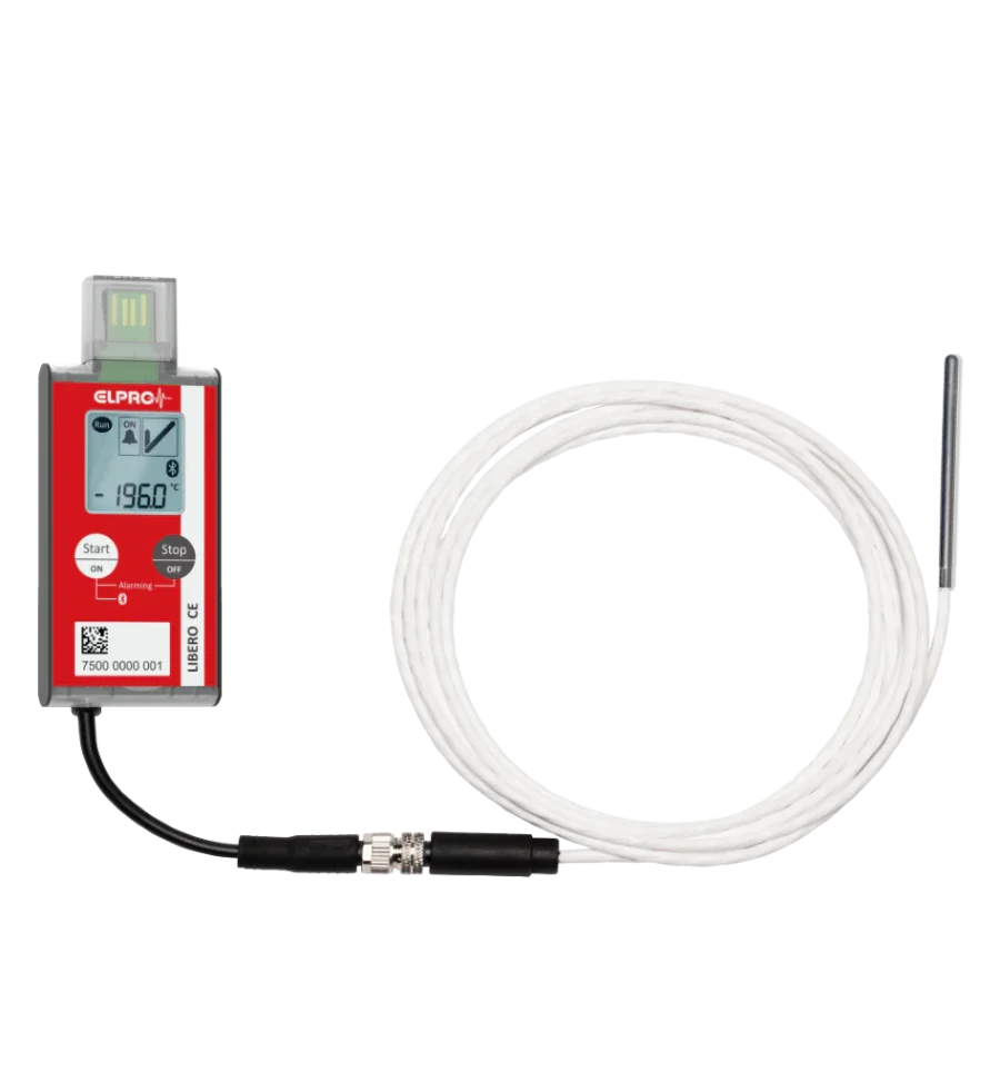 Pt100 Probe for Cryo Application (M8 Connector)