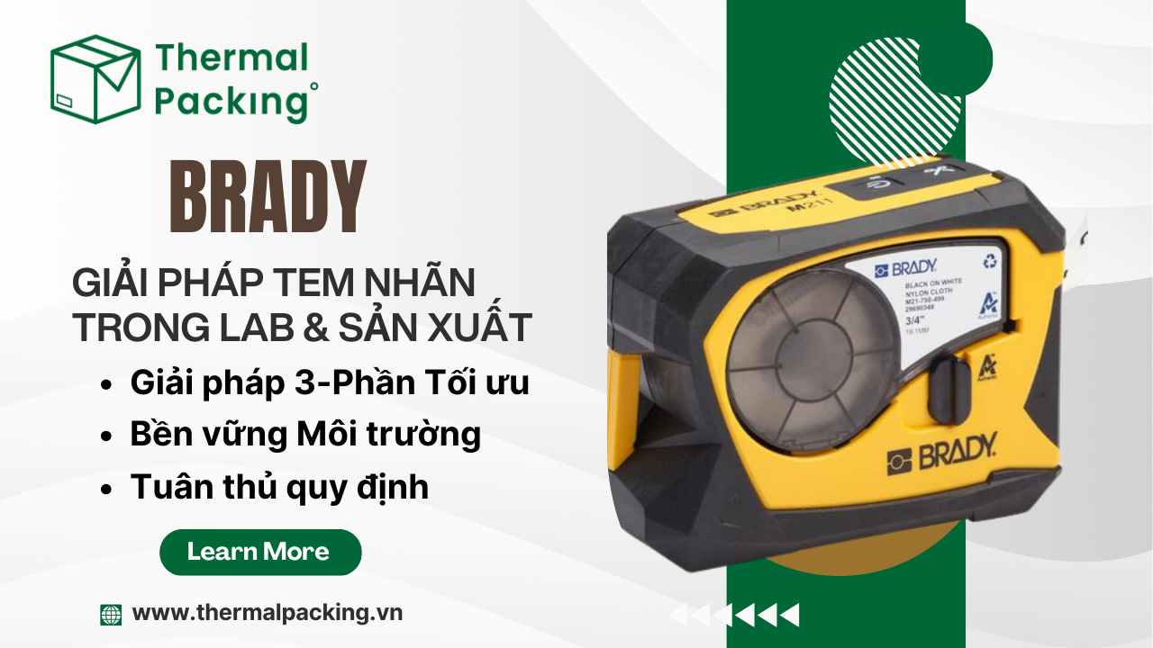 Giải Pháp Tem Nhãn BRADY Trong Lab & Sản Xuất