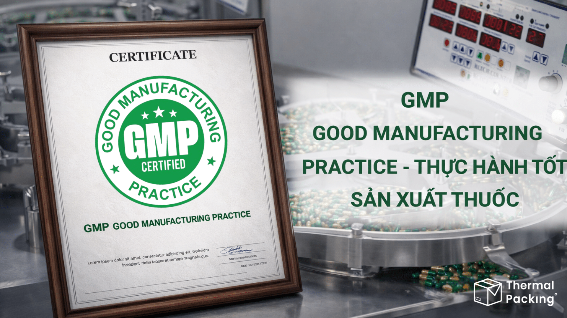 Tiêu chuẩn GPs - Tiêu chuẩn GMP ngành dược