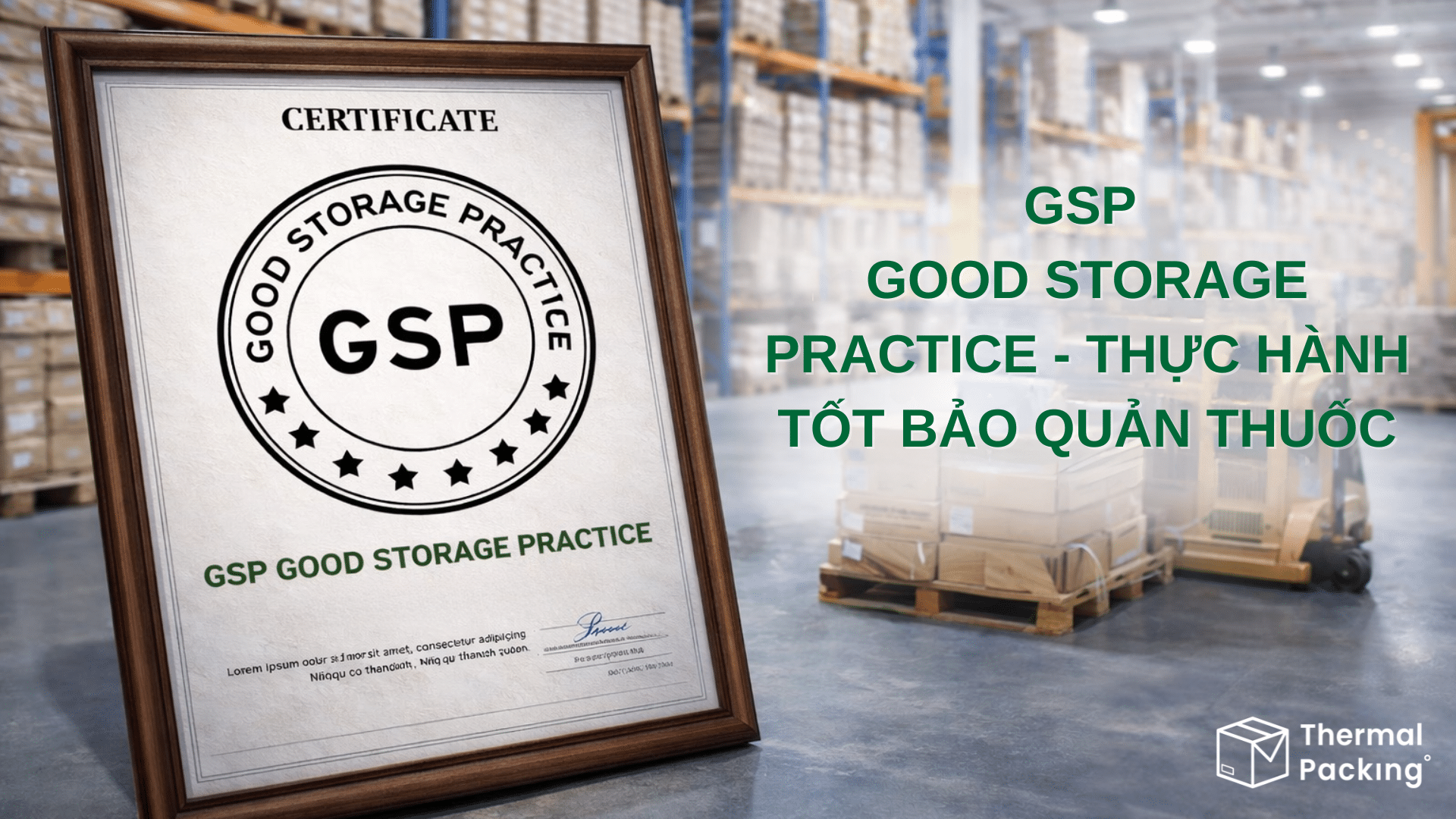 Kho lạnh đạt chuẩn GSP - Tiêu chuẩn GSP ngành dược