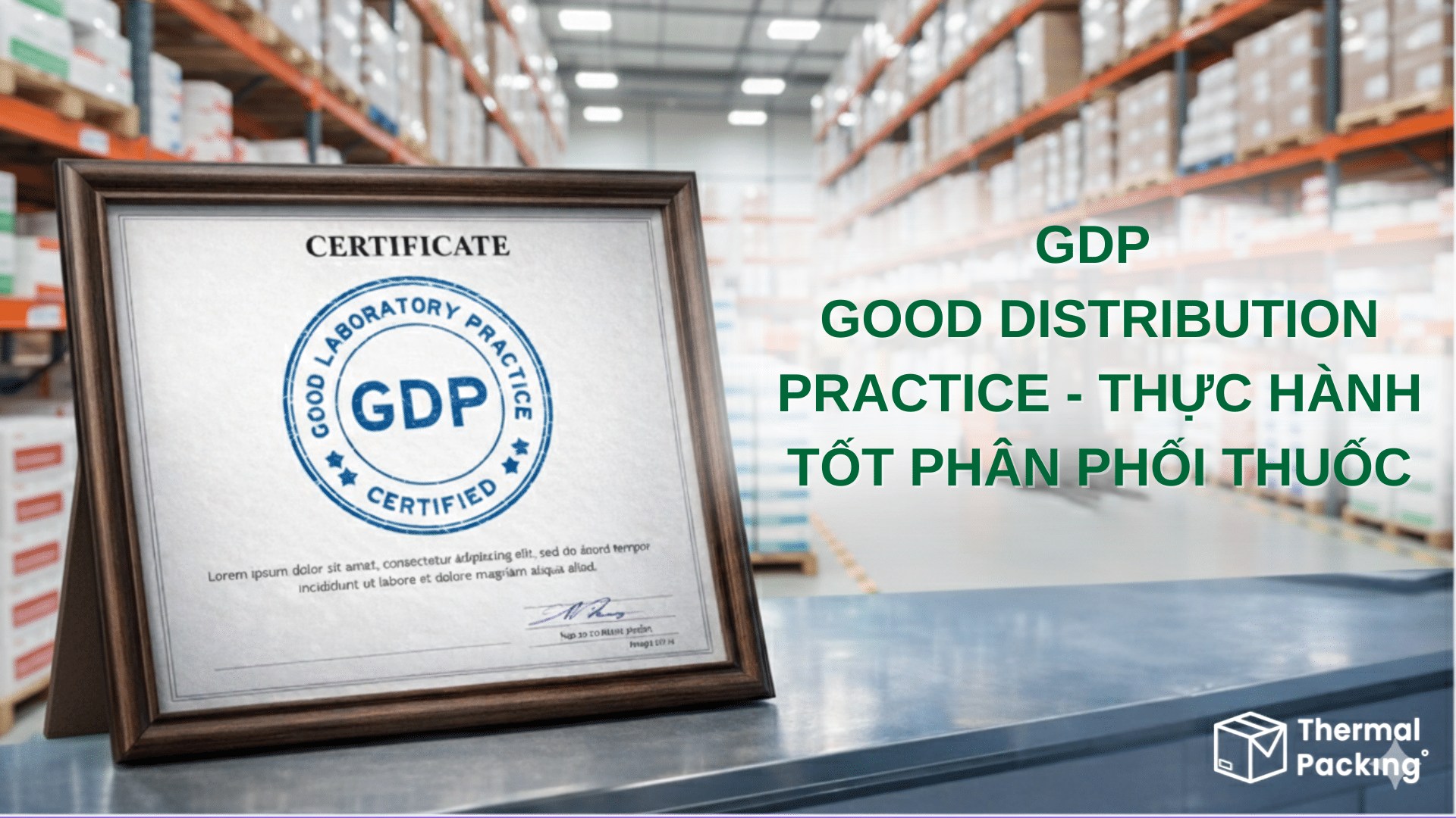 Tiêu chuẩn GDP ngành dược