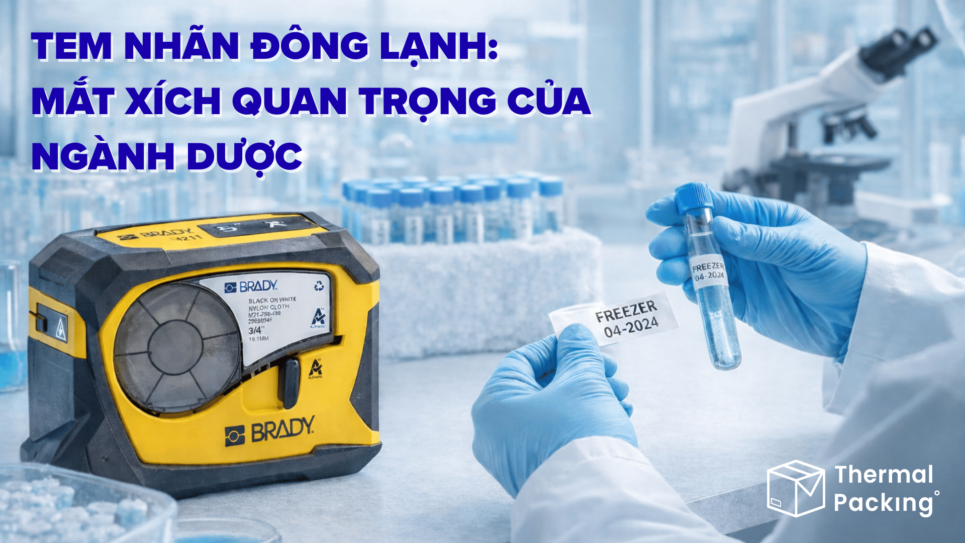 Giải pháp tem nhãn phòng thí nghiệm Brady