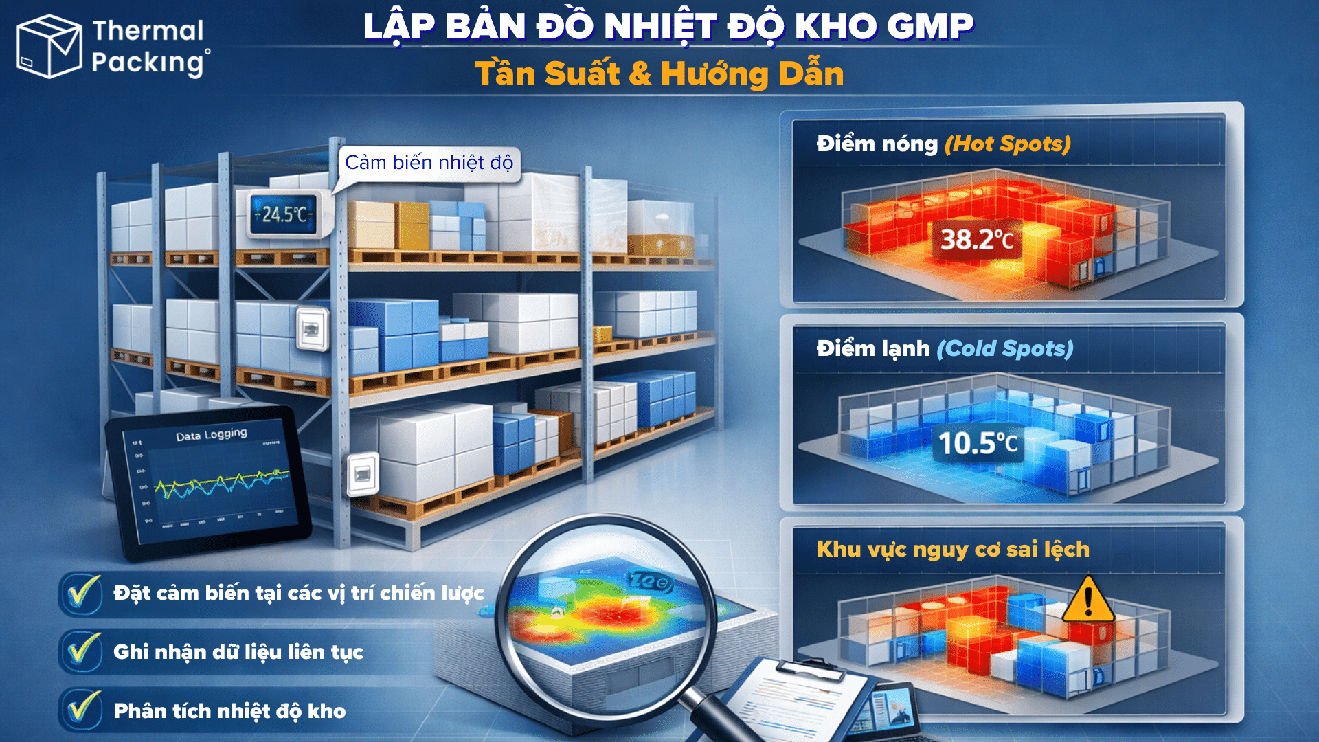 lập bản đồ nhiệt độ kho