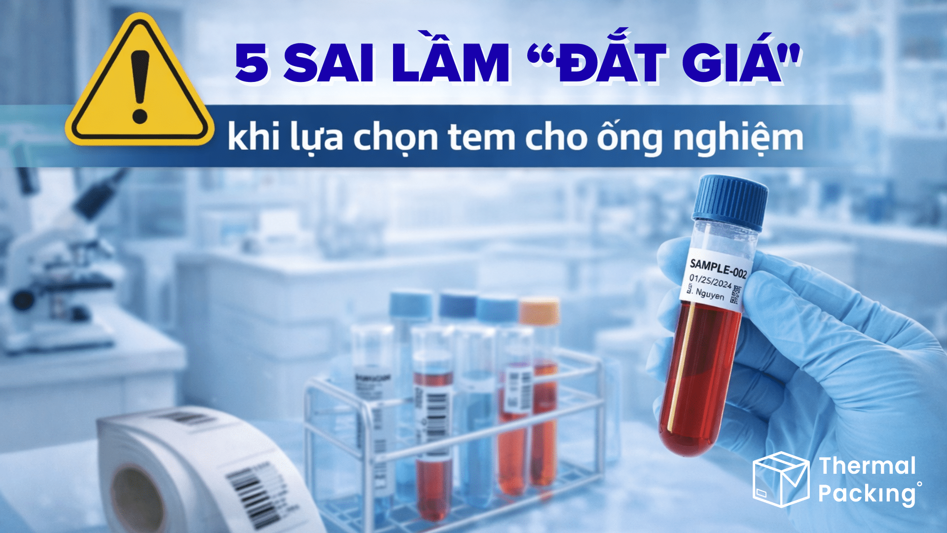 Brady tem cho ống nghiệm