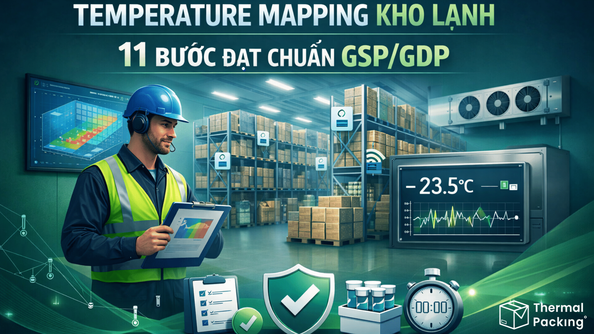 Temperature mapping kho lạnh
