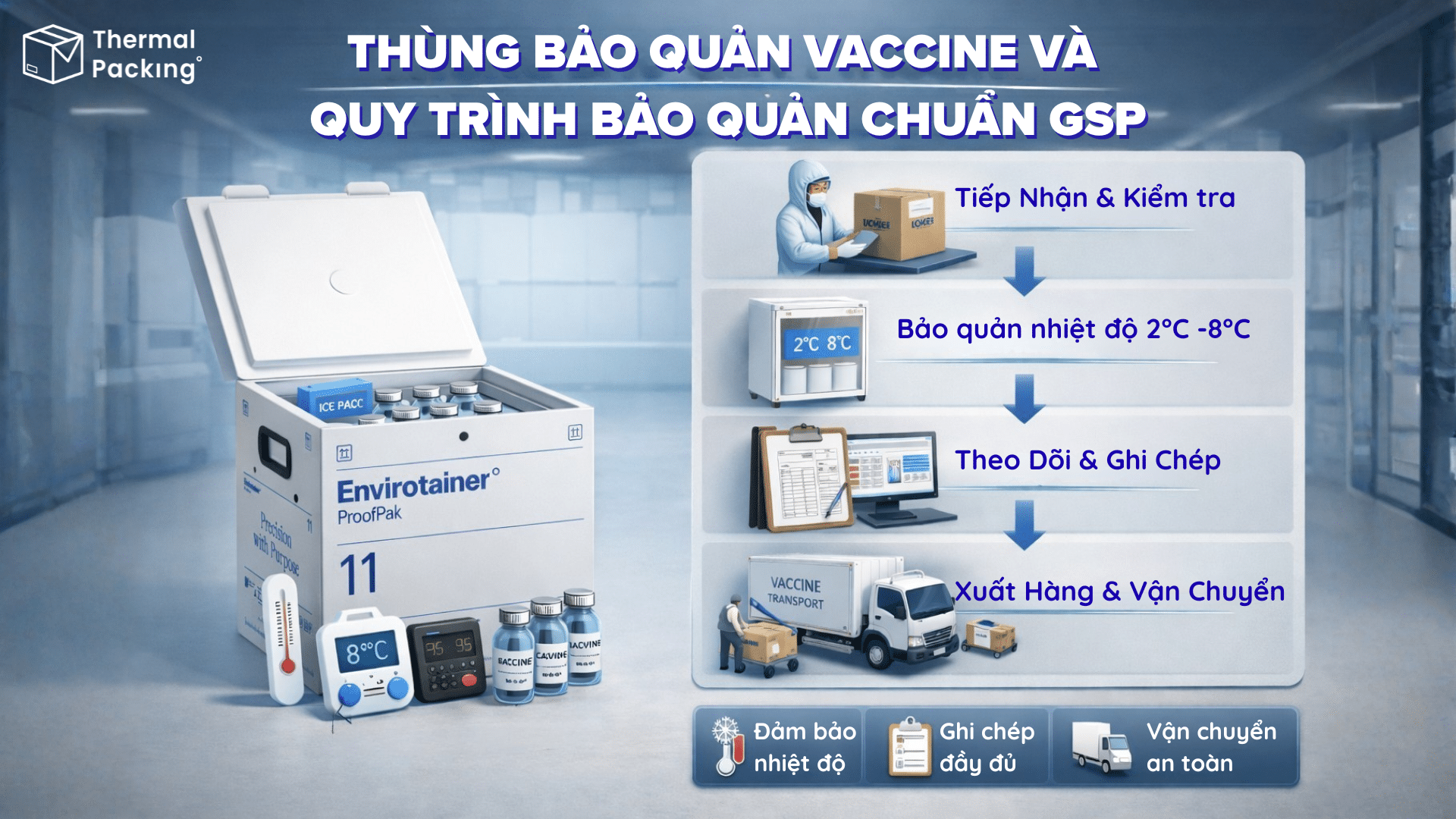 Thùng bảo quản vaccine